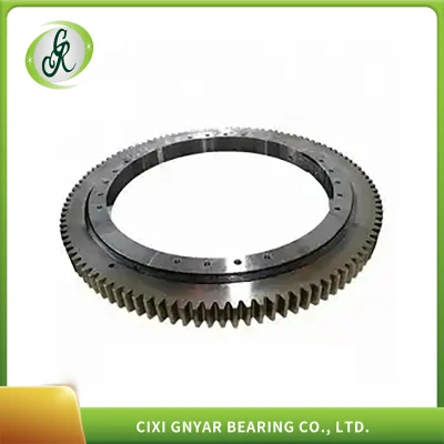 Construction Excavator Crane Roller Swing Gear Slew Drive Slewing Ring Bearing for Solar Tracker Mining Metalworking Industry